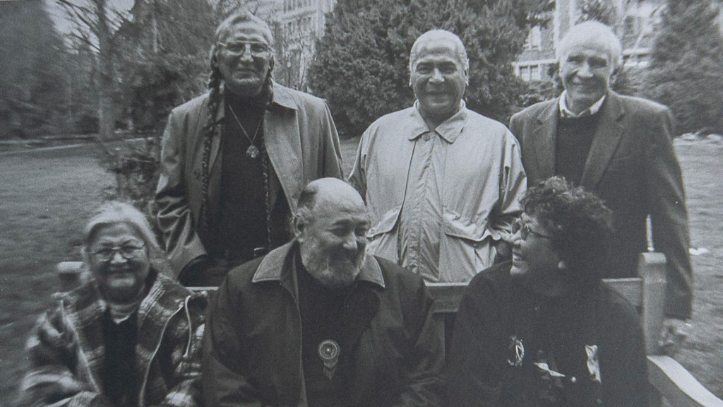 Dr. Rudolph Rÿser with friends